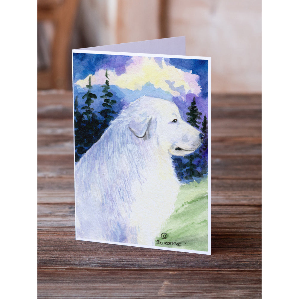 Great Pyrenees Greeting Cards and Envelopes Pack of 8 Image 2