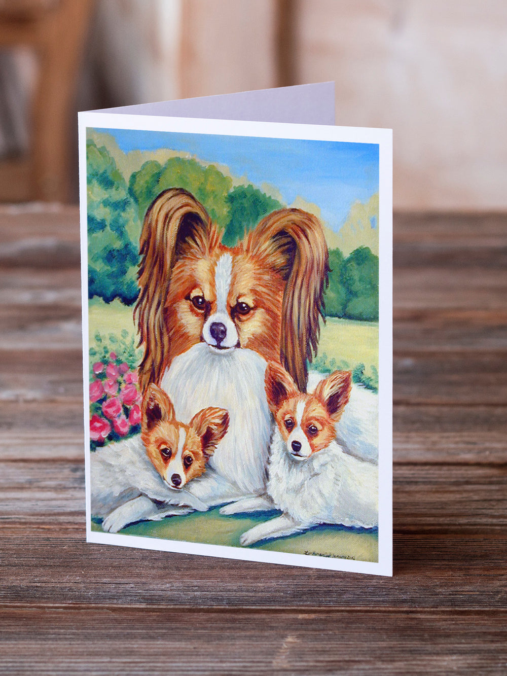 Papillon A Mommas Love Greeting Cards and Envelopes Pack of 8 Image 2