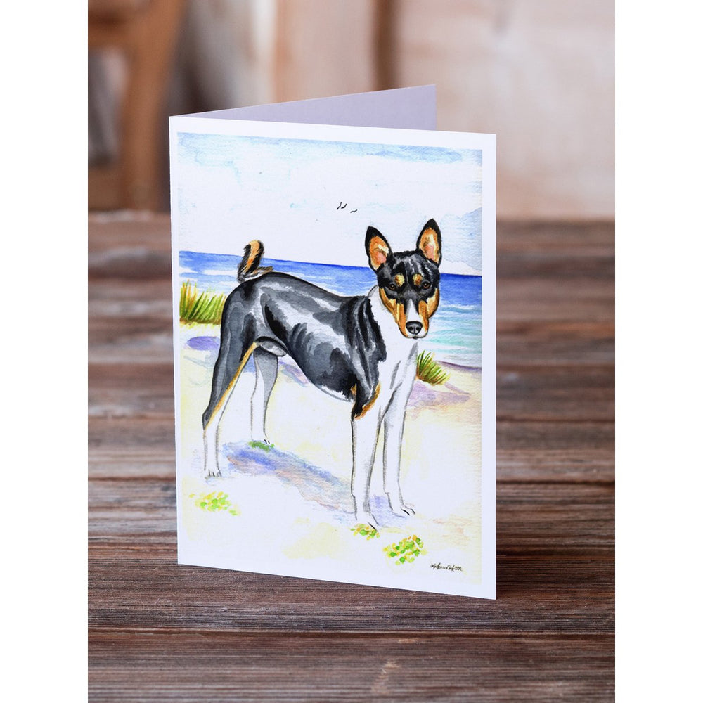 Basenji Greeting Cards and Envelopes Pack of 8 Image 2