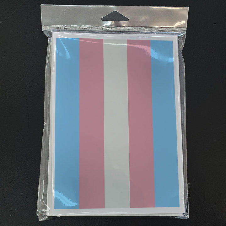 Transgender Pride Greeting Cards and Envelopes Pack of 8 Image 1