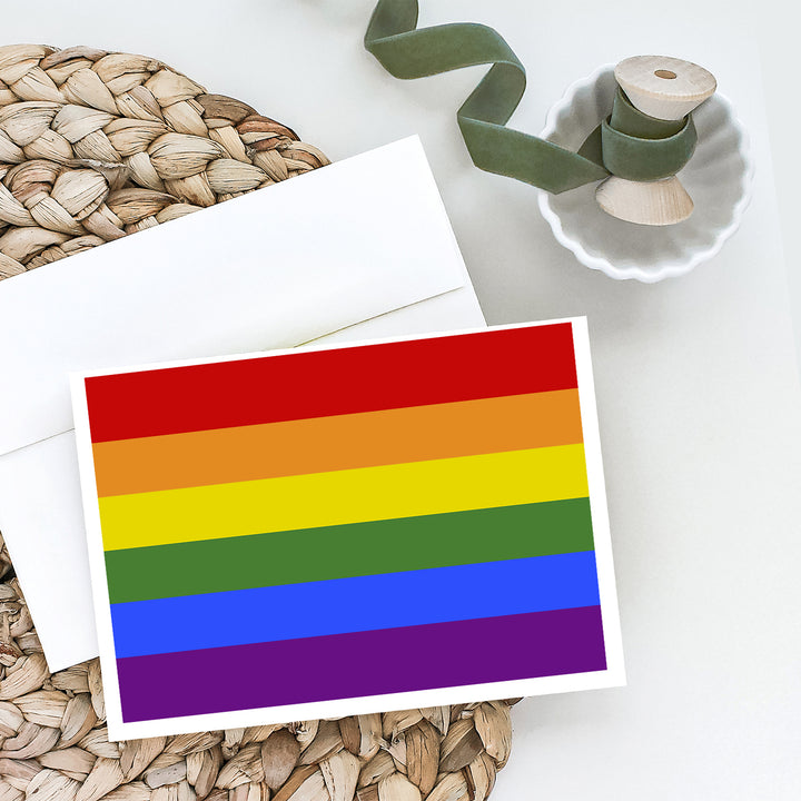 Gay Pride Greeting Cards and Envelopes Pack of 8 Image 2