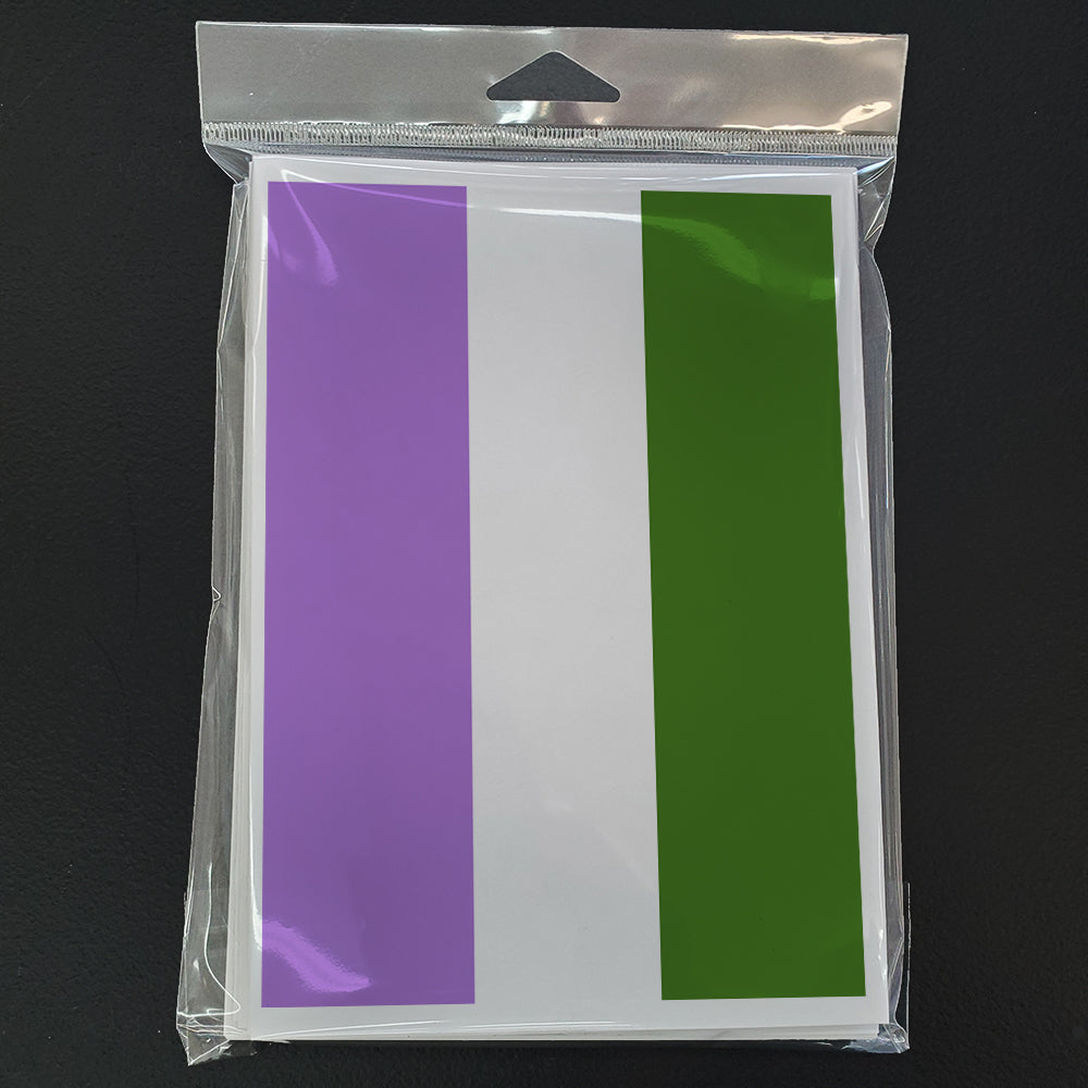 Genderqueer Pride Greeting Cards and Envelopes Pack of 8 Image 3