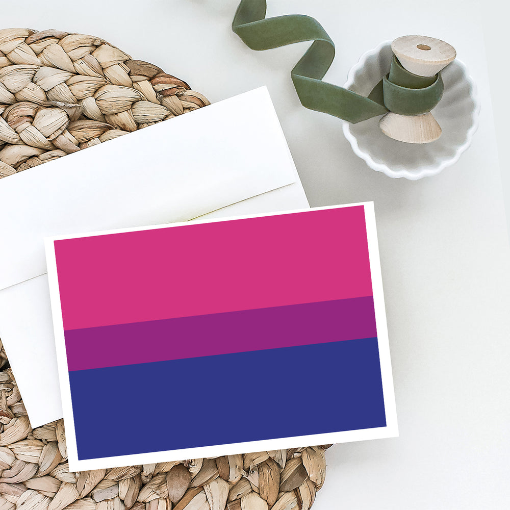 Bisexual Pride Greeting Cards and Envelopes Pack of 8 Image 2