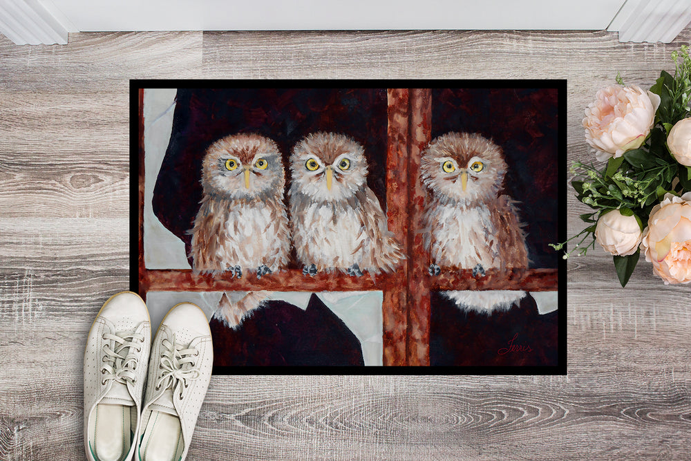 Owls by Ferris Hotard Indoor or Outdoor Mat 18x27 Image 2