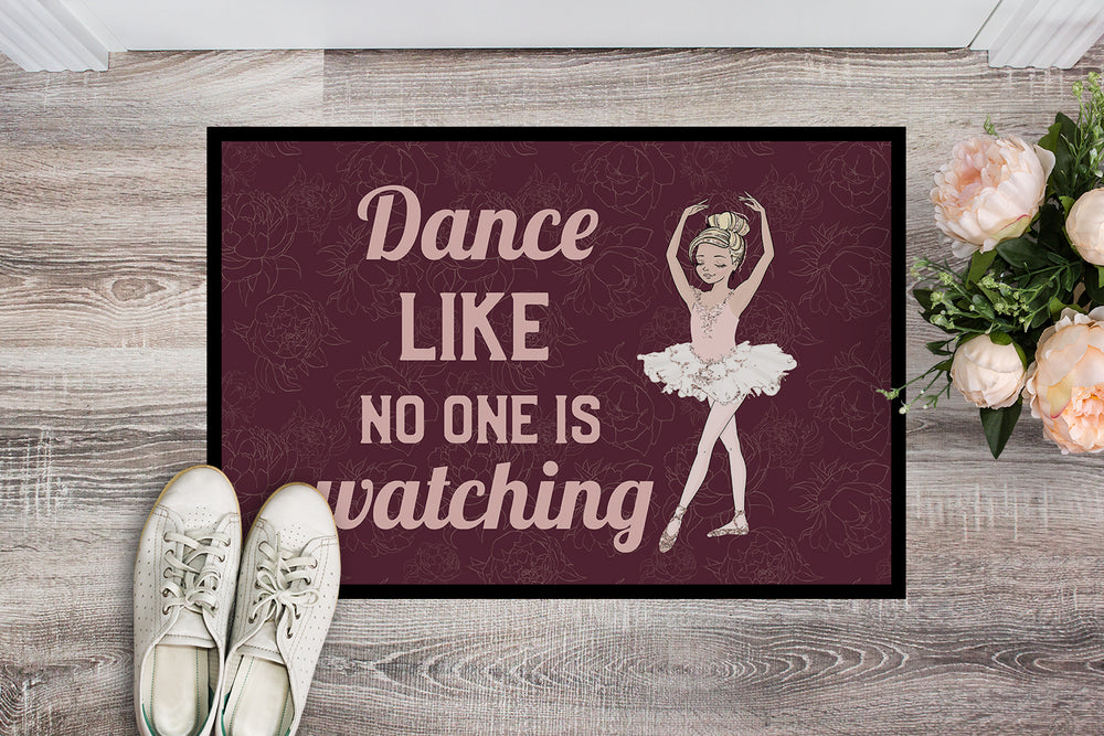 Dance like no one is watching Indoor or Outdoor Mat 24x36 Image 2