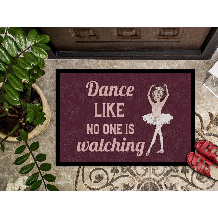 Dance like no one is watching Indoor or Outdoor Mat 24x36 Image 3