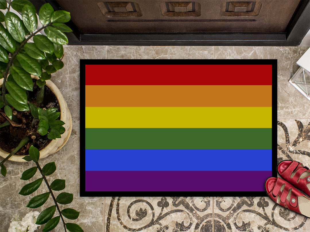 Gay Pride Indoor or Outdoor Mat 24x36 Image 3