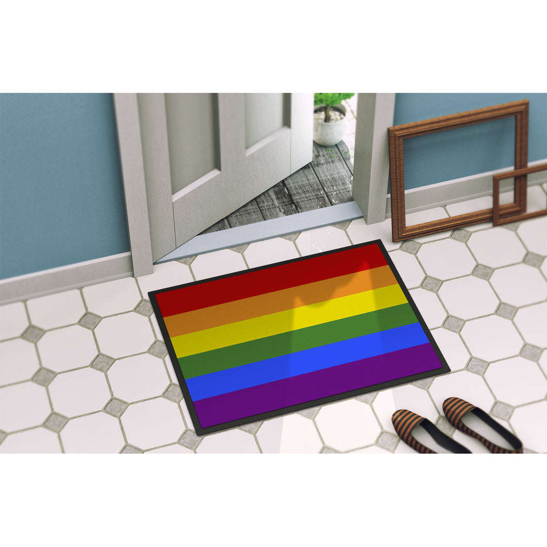 Gay Pride Indoor or Outdoor Mat 24x36 Image 4