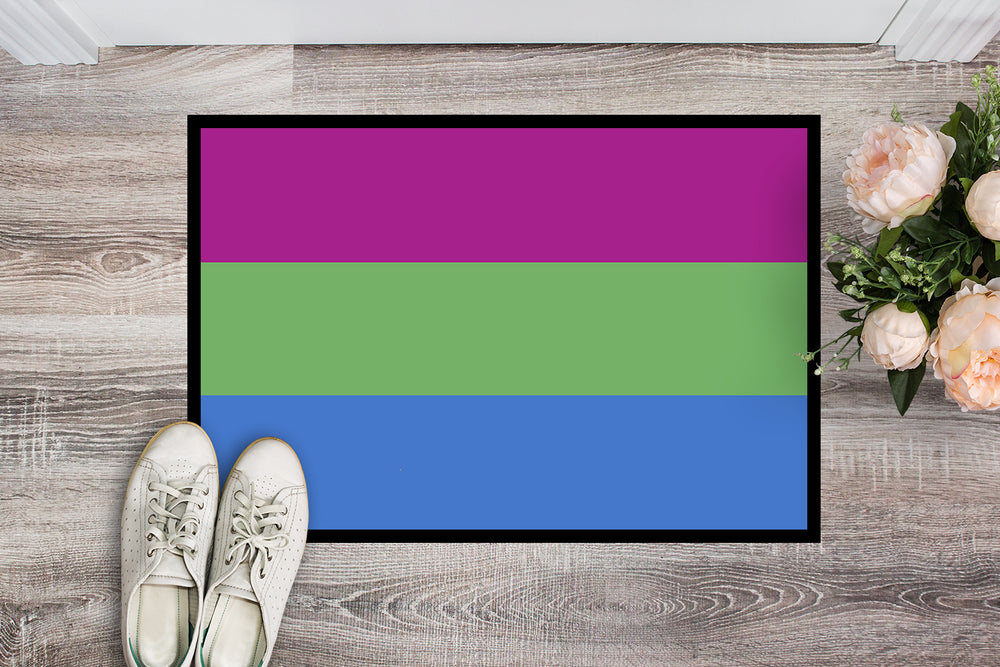 Polisexual Pride Indoor or Outdoor Mat 18x27 Image 2