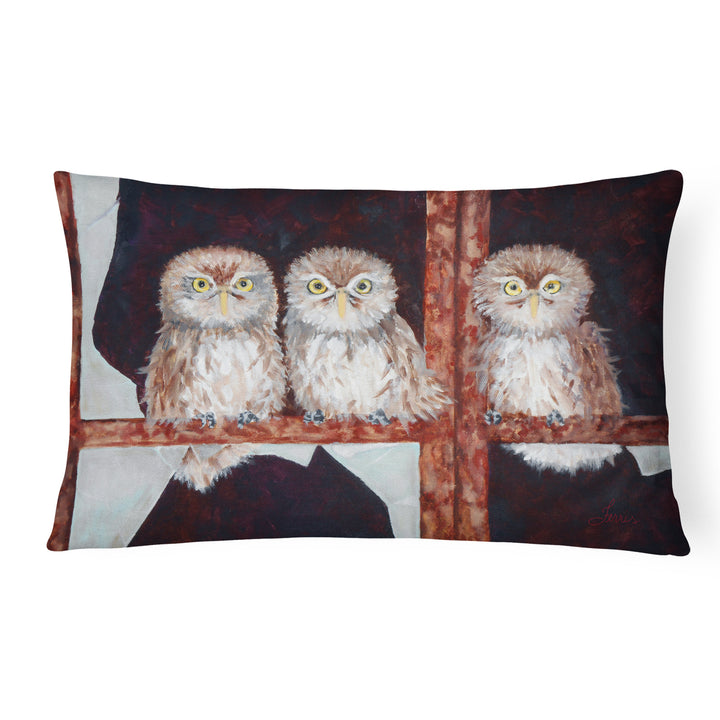 Owls by Ferris Hotard Canvas Fabric Decorative Pillow Image 1