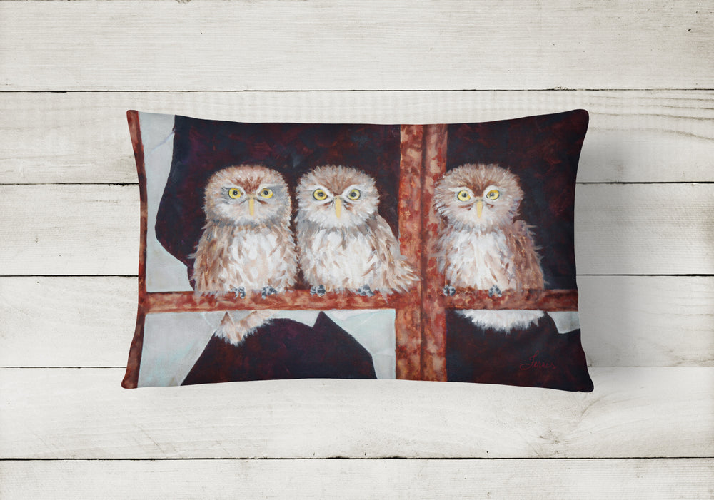 Owls by Ferris Hotard Canvas Fabric Decorative Pillow Image 2