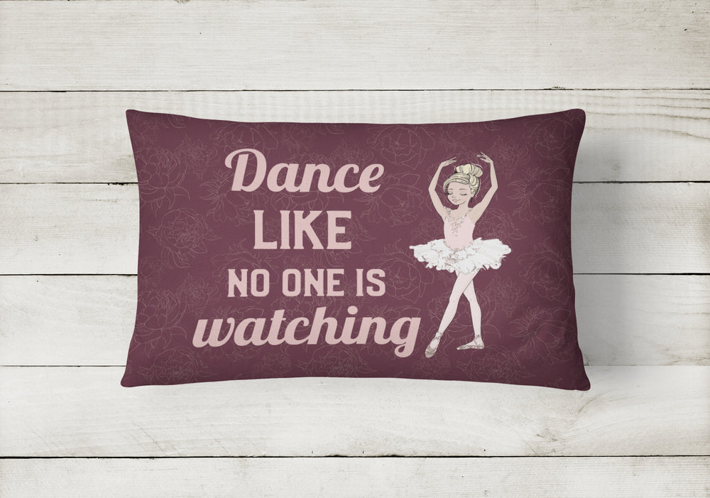 Dance like no one is watching Canvas Fabric Decorative Pillow Image 2