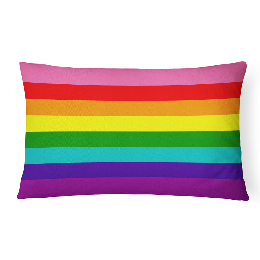 Gay Pride before 1978 Canvas Fabric Decorative Pillow Image 1