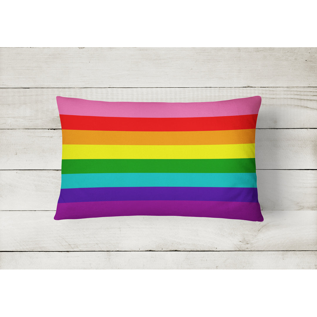 Gay Pride before 1978 Canvas Fabric Decorative Pillow Image 2