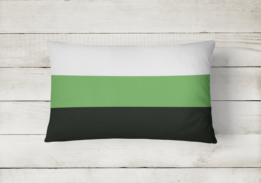 Neutrois Pride Canvas Fabric Decorative Pillow Image 2