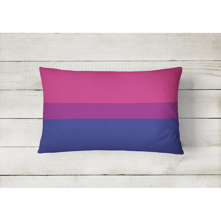 Bisexual Pride Canvas Fabric Decorative Pillow Image 2