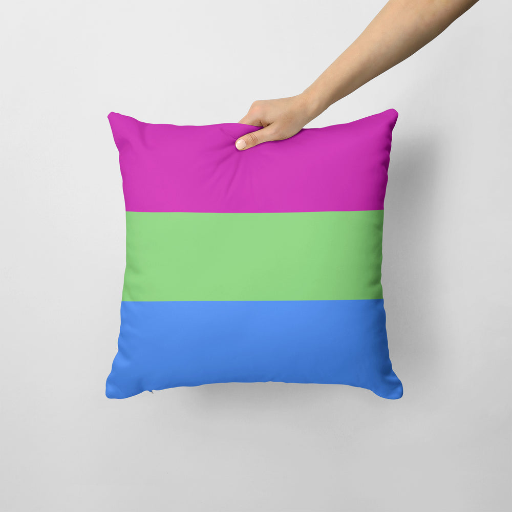 Polisexual Pride Fabric Decorative Pillow Image 2