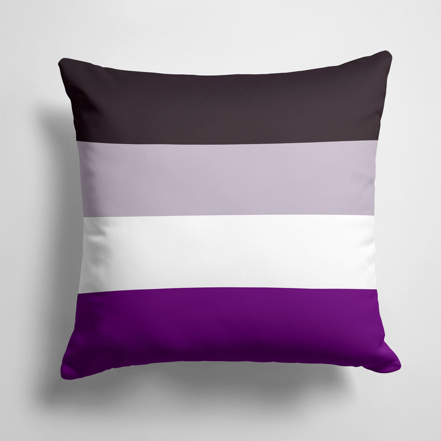 Asexual Pride Fabric Decorative Pillow Image 1