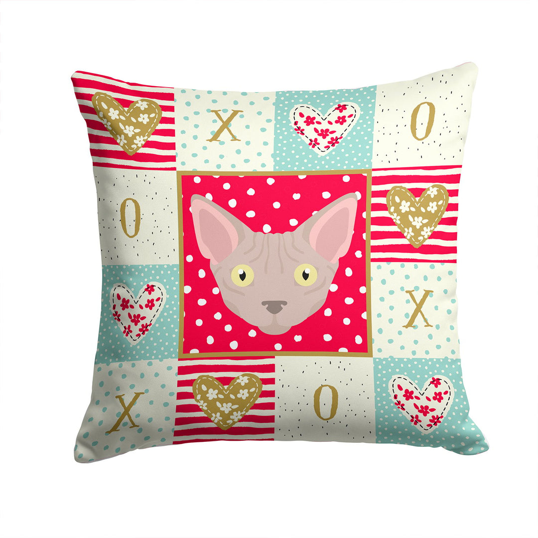 Minskin Cat Love Fabric Decorative Pillow Image 1