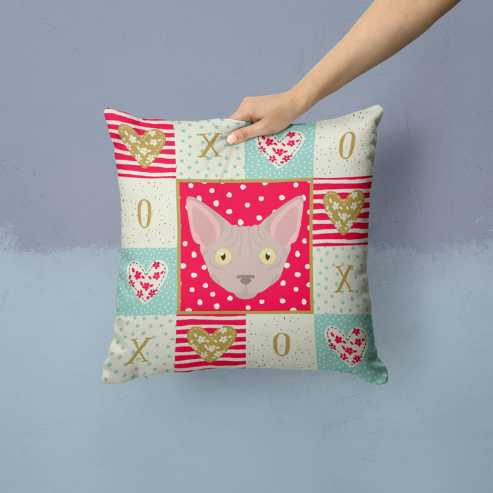 Minskin Cat Love Fabric Decorative Pillow Image 2