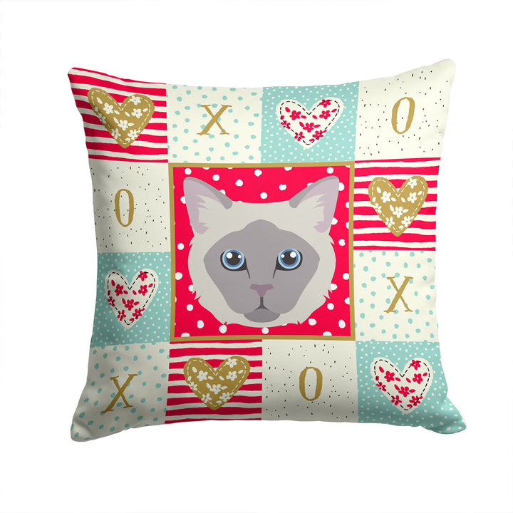 Owyhee Bob Cat Love Fabric Decorative Pillow Image 1