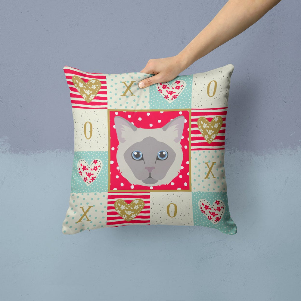 Owyhee Bob Cat Love Fabric Decorative Pillow Image 2