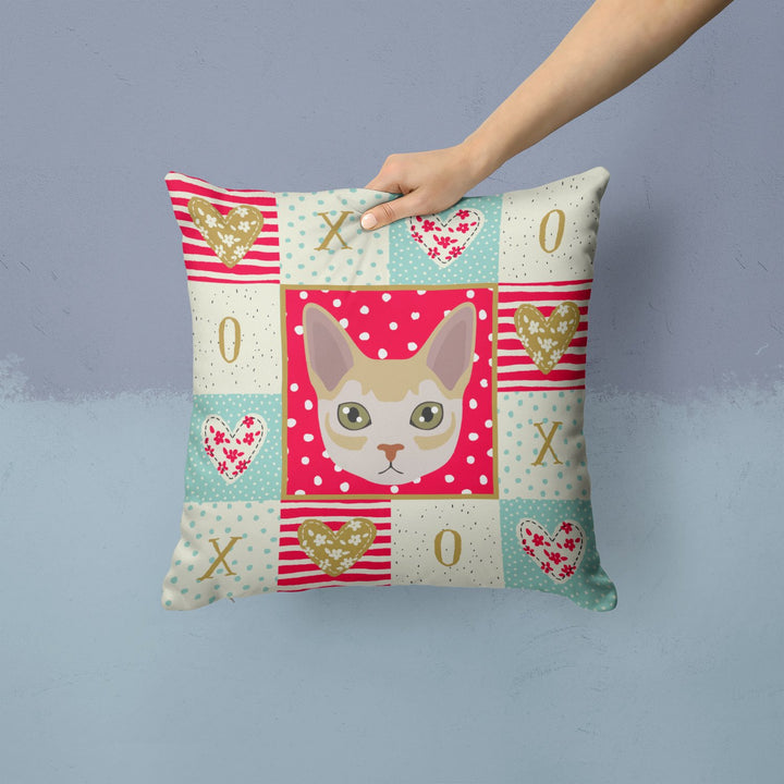 Singapura Cat Love Fabric Decorative Pillow Image 2