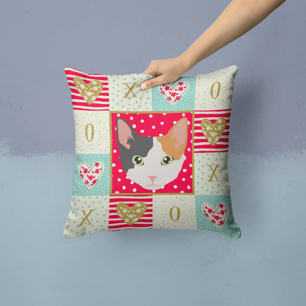 Skookum Cat Love Fabric Decorative Pillow Image 2