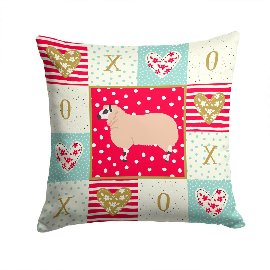 Kerry Hill Sheep Love Fabric Decorative Pillow Image 1