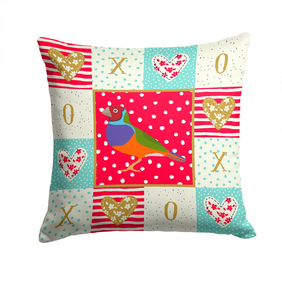 Amadina Love Fabric Decorative Pillow Image 1