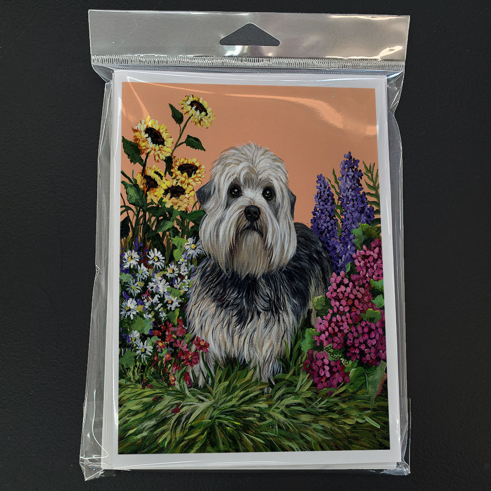 Dandie Dinmont Terrier Greeting Cards and Envelopes Pack of 8 Image 1