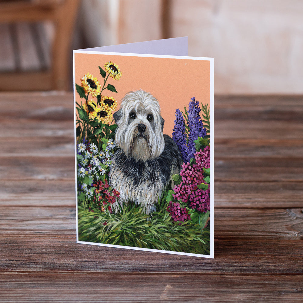 Dandie Dinmont Terrier Greeting Cards and Envelopes Pack of 8 Image 2