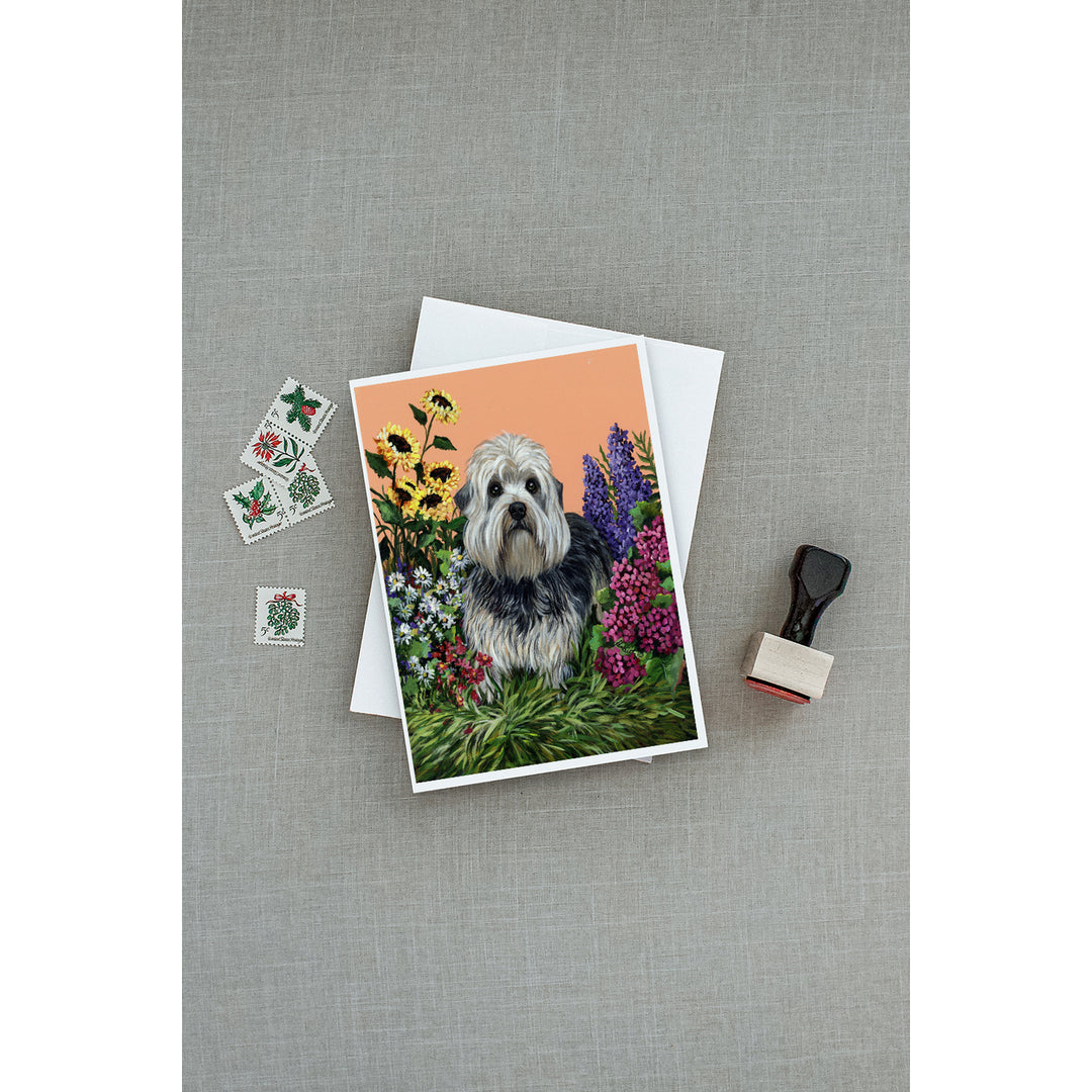 Dandie Dinmont Terrier Greeting Cards and Envelopes Pack of 8 Image 3