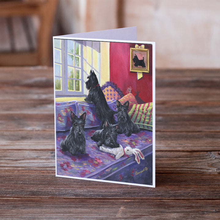 Scottie Daybed Greeting Cards and Envelopes Pack of 8 Image 2