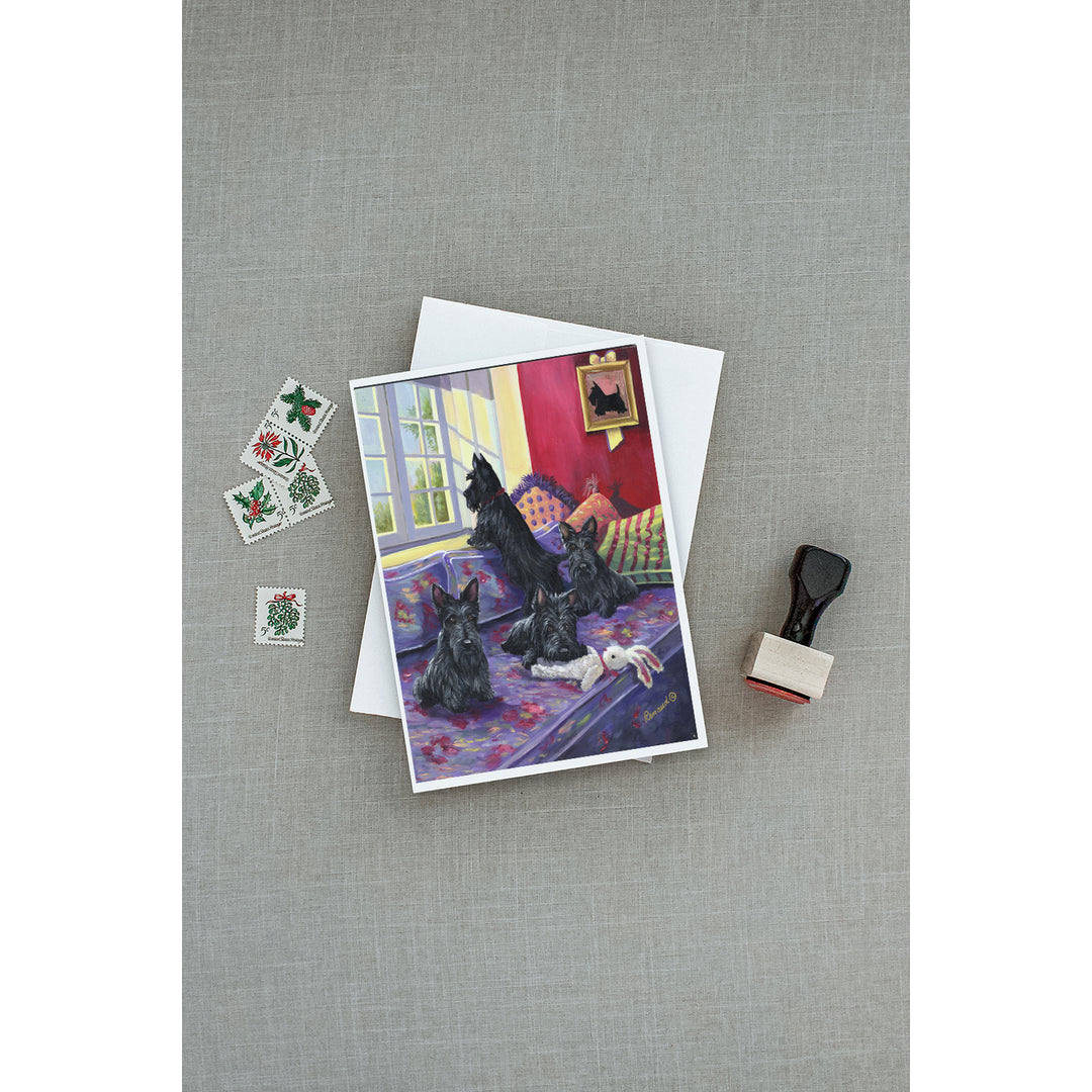 Scottie Daybed Greeting Cards and Envelopes Pack of 8 Image 3