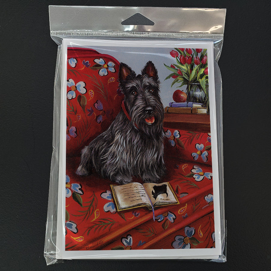 Scottie Lil Einstein Greeting Cards and Envelopes Pack of 8 Image 1