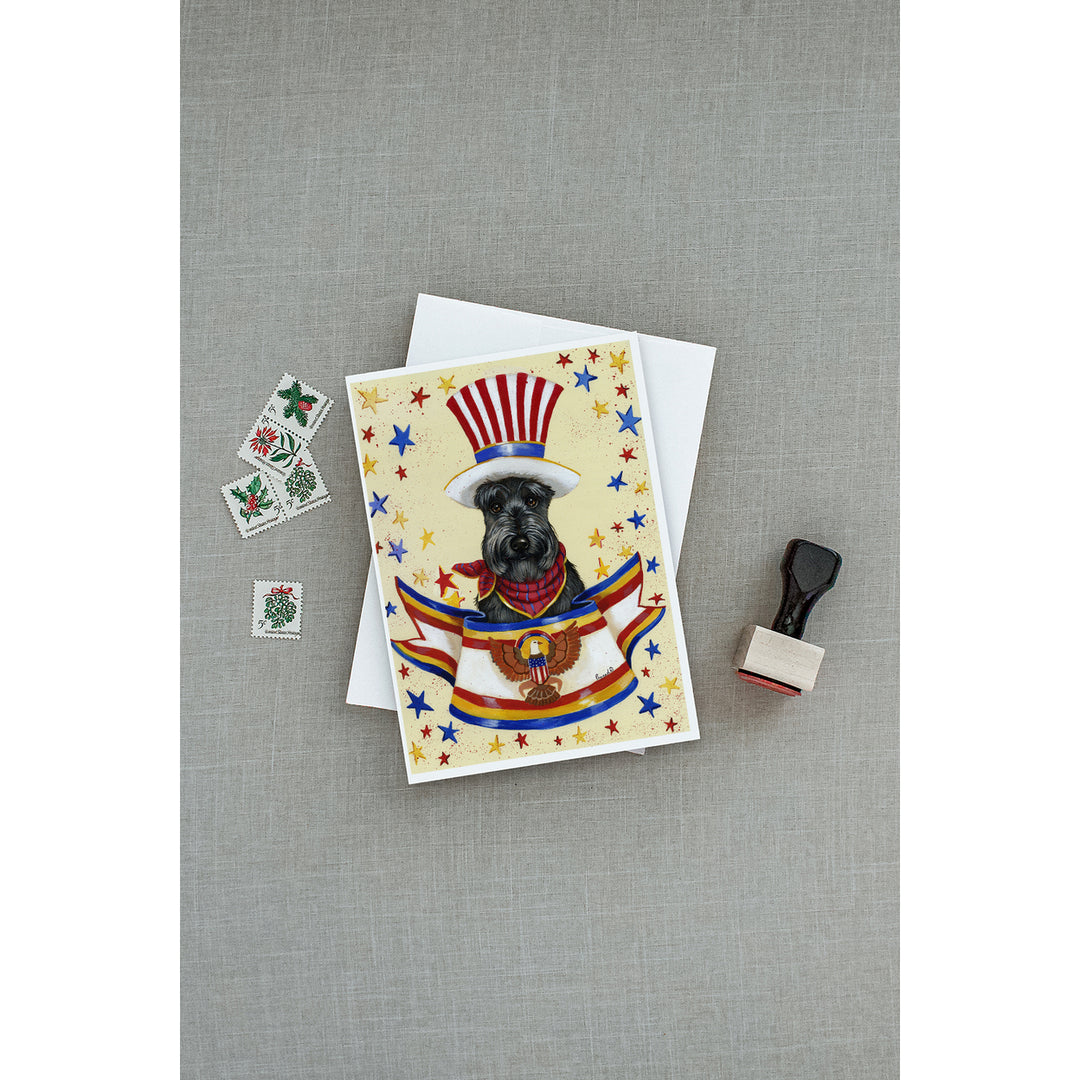 Scottie USA Greeting Cards and Envelopes Pack of 8 Image 3