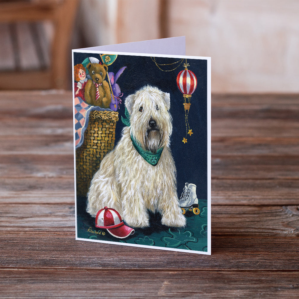 Wheaten Terrier Playroom Greeting Cards and Envelopes Pack of 8 Image 2