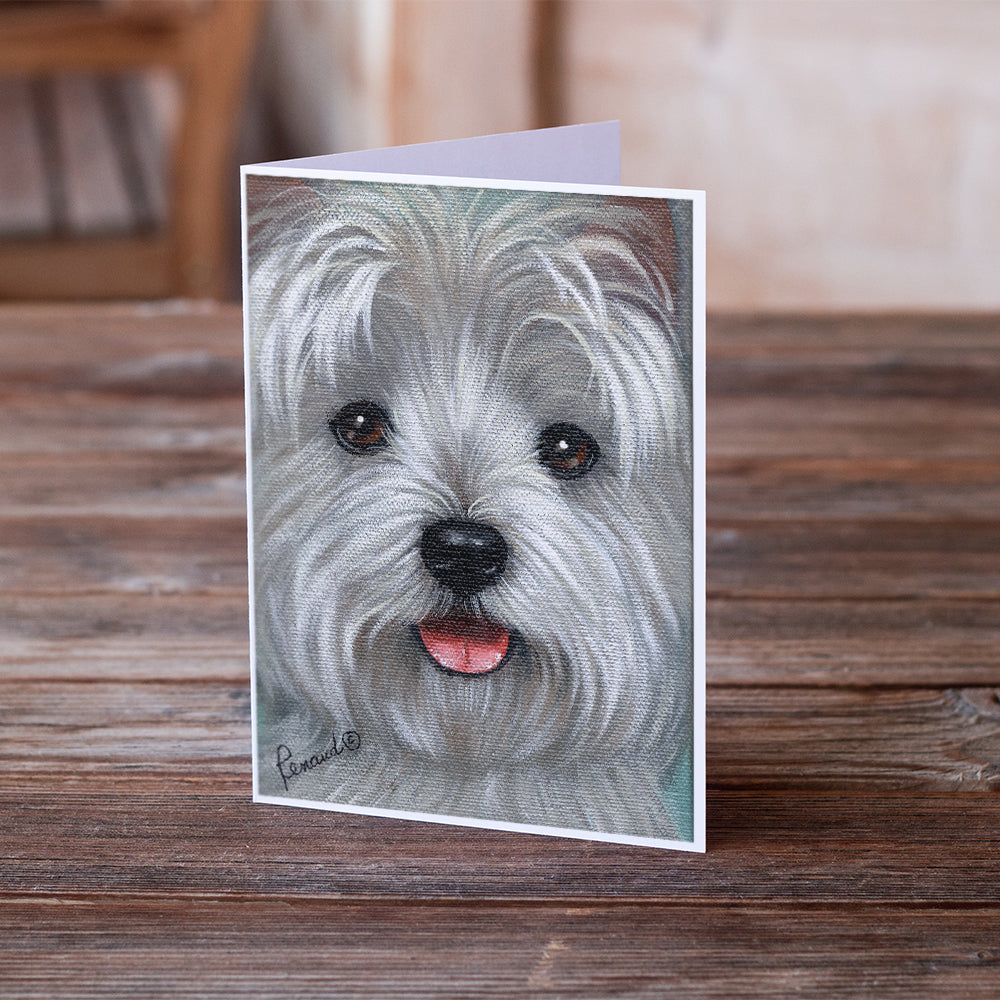 Westie Kissable Face Greeting Cards and Envelopes Pack of 8 Image 2