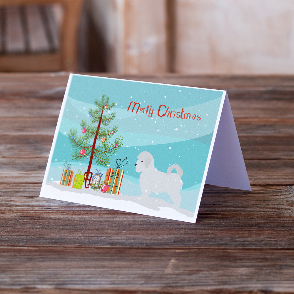 Maltese Merry Christmas Tree Greeting Cards and Envelopes Pack of 8 Image 2