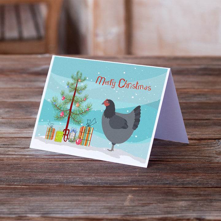 Jersey Giant Chicken Christmas Greeting Cards and Envelopes Pack of 8 Image 2