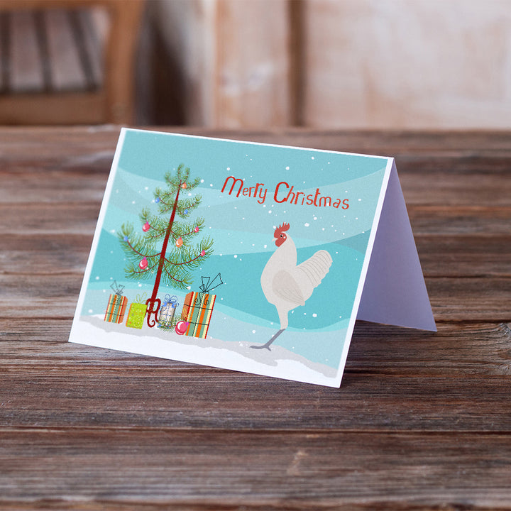 German Langshan Chicken Christmas Greeting Cards and Envelopes Pack of 8 Image 2