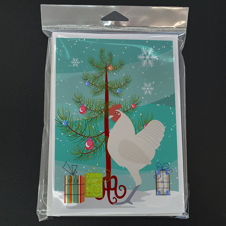 German Langshan Chicken Christmas Greeting Cards and Envelopes Pack of 8 Image 3