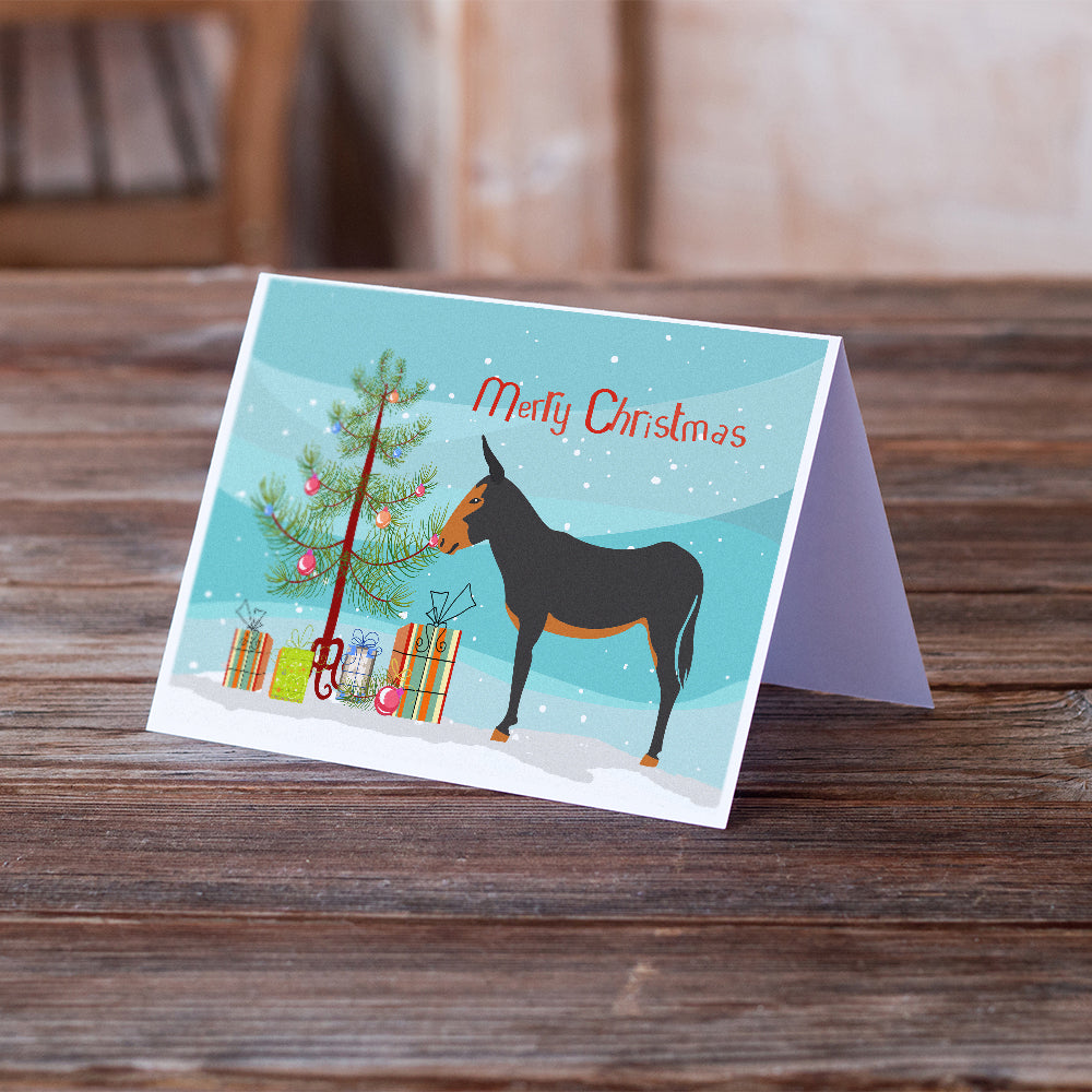 Catalan Donkey Christmas Greeting Cards and Envelopes Pack of 8 Image 2