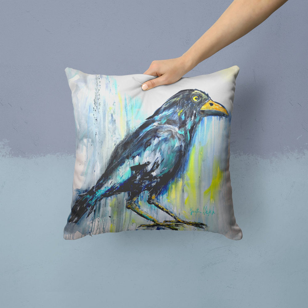 Burnt Corn Raven Fabric Decorative Pillow Image 2