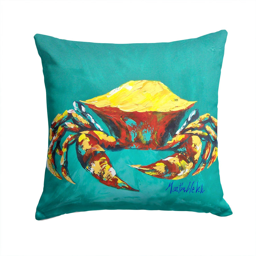 Crab Tunnel Fabric Decorative Pillow Image 1