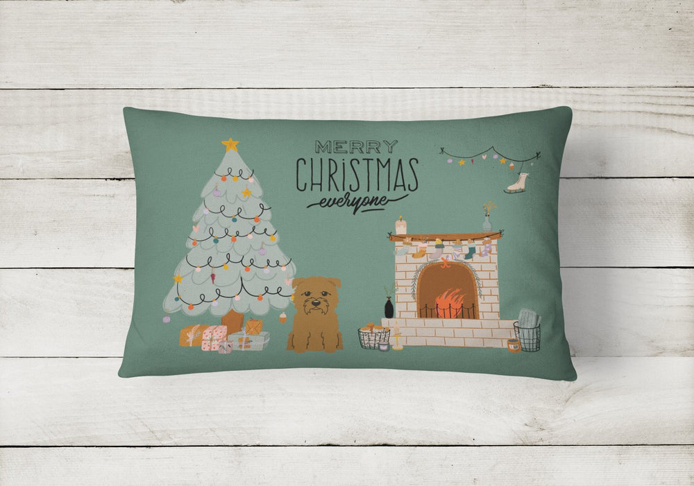 Tan Glen of Imal Christmas Everyone Canvas Fabric Decorative Pillow Image 2