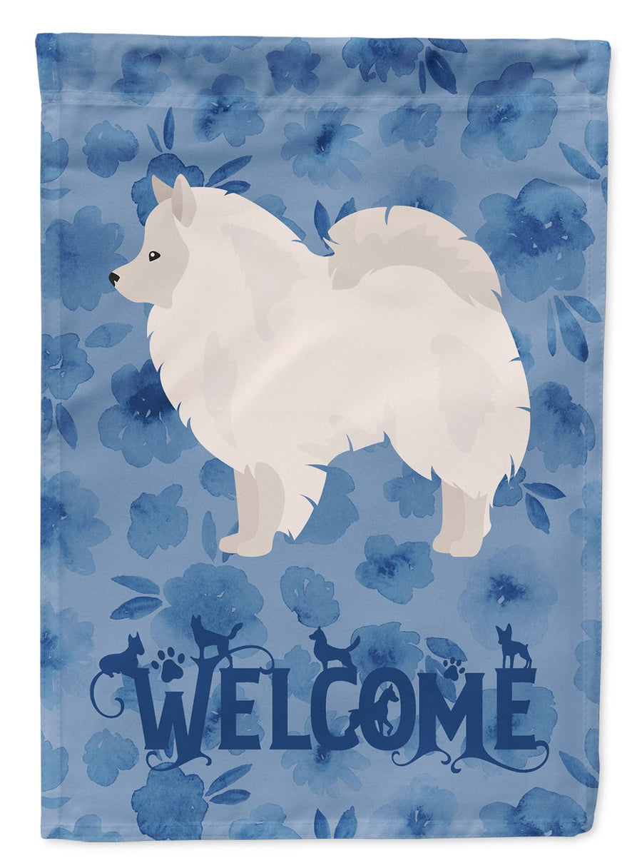 German Spitz Style 1 Welcome Flag Canvas House Size Image 1