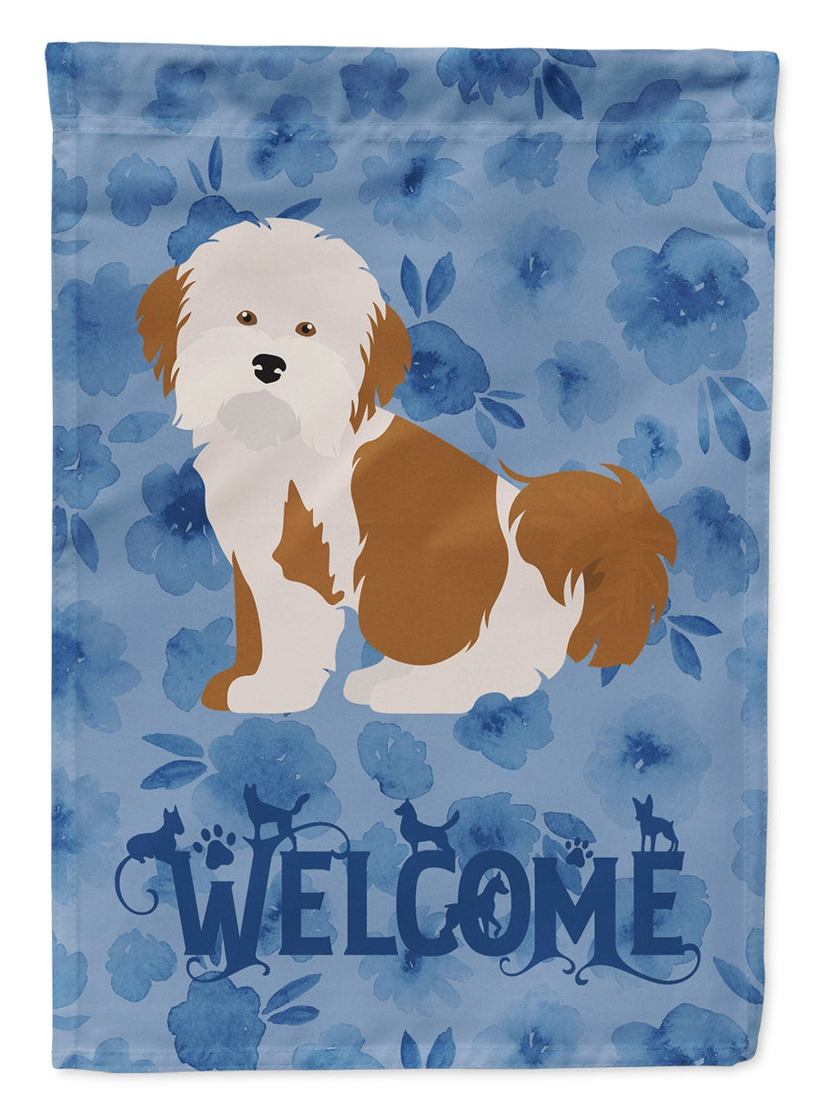 Havanese Style 2 Welcome Flag Canvas House Size Image 1