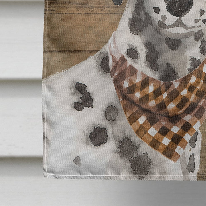 Dalmatian Country Dog Flag Canvas House Size Image 4